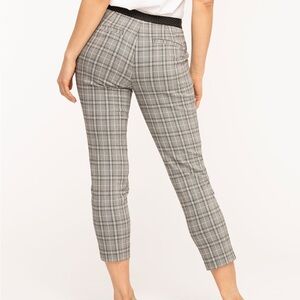 🆕 Cleo petite, size 2, brand new with tags, plaid slim leg ankle trousers